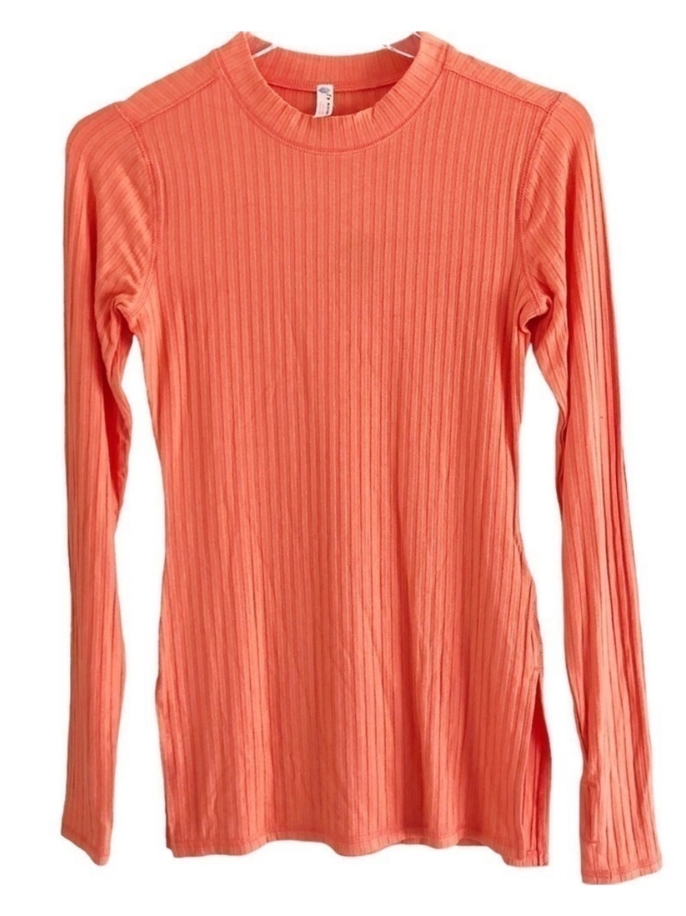 FP Movement Blissed Out Long Sleeve 1st Place Pink Ribbed Top XS NWT - Picture 3 of 9